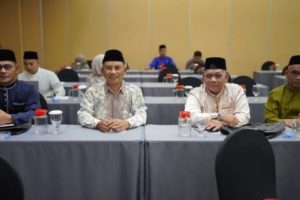 Pemerintah Kabupaten Natuna melalui Bagian Kesejahteraan Rakyat bersama Kantor Kementerian Agama Natuna menghadiri Rapat Kerja Daerah (Rakerda) XI Lembaga Pengembangan Tilawatil Qur’an (LPTQ) Provinsi Kepulauan Riau, yang berlangsung di Hotel Aston Tanjungpinang, Senin (23/6/2025).