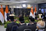 Presiden Prabowo Subianto dan Perdana Menteri (PM) Singapura Lawrence Wong melakukan pernyataan pers bersama usai Leaders’ Retreat yang digelar di Parliament House, Singapura, pada Senin, 16 Juni 2025. (Foto: BPMI Setpres) Read more: https://setkab.go.id/presiden-prabowo-tegaskan-komitmen-perkuat-kerja-sama-dengan-singapura-lewat-leaders-retreat-perdana/