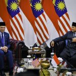 Presiden Republik Indonesia Prabowo Subianto dan Perdana Menteri Malaysia Anwar Ibrahim menggelar pertemuan di Istana Merdeka, Jakarta, pada Jumat, 27 Juni 2025. (Foto: BPMI Setpres) Read more: https://setkab.go.id/presiden-prabowo-dan-pm-anwar-sepakat-dukung-solusi-damai-untuk-palestina-dan-kawasan-timur-tengah/