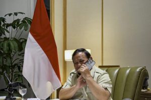 Presiden Republik Indonesia, Prabowo Subianto menerima sambungan telepon dari Presiden Amerika Serikat, Donald Trump, pada Kamis malam (12/6).