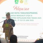 Wali Kota Tanjungpinang, Lis Darmansyah, secara resmi melepas keberangkatan kafilah Kota Tanjungpinang untuk mengikuti Seleksi Tilawatil Qur’an dan Hadist (STQH) ke-XI tingkat Provinsi Kepulauan Riau tahun 2025.