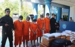 Sebelum dimusnahkan, barang bukti terlebih dahulu diuji keasliannya menggunakan alat deteksi narkotika (narkotest), sebagai bagian dari prosedur pengamanan dan validasi.