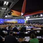 Presiden Republik Indonesia, Prabowo Subianto, menghadiri sesi pleno Konferensi Tingkat Tinggi (KTT) BRICS 2025 yang digelar di Museum of Modern Art (MAM), Rio de Janeiro, Brasil, pada Minggu, 6 Juli 2025. (Foto: BPMI Setpres) Read more: https://setkab.go.id/empat-pilar-kesepakatan-brics-indonesia-dorong-perdagangan-perdamaian-dan-reformasi-tata-dunia/