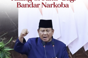 "Prabowo: Indonesia Tak Boleh Jadi Surga bagi Bandar Narkoba"