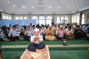 Lanud Sultan Hasanuddin menggelar doa bersama lintas agama di sejumlah tempat ibadah di lingkungan Lanud, Senin (21/7/2025).