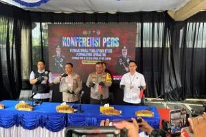 Perkembangan kasus penembakan yang menimpa warga negara asing (WNA) asal Australia. Konferensi pers digelar di Lobi Mapolres Badung pada Senin (21/7).