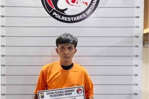 Tersangka yang diamankan diketahui bernama Muhammad Hatta (31), warga Jalan Medan–Batang Kuis, Gang Partai, Desa Sei Rotan, Kecamatan Percut Sei Tuan.