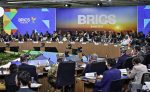 Presiden Republik Indonesia Prabowo Subianto menegaskan pentingnya semangat Bandung Spirit dalam sesi pleno Konferensi Tingkat Tinggi (KTT) BRICS 2025 di Rio de Janeiro, Brasil. Juli 6, 2025.