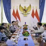 Presiden Prabowo Subianto menerima pimpinan Majelis Permusyawaratan Rakyat (MPR) di Istana Merdeka, Jakarta, pada Rabu, 23 Juli 2025. (Foto: BPMI Setpres) Read more: https://setkab.go.id/presiden-prabowo-terima-pimpinan-mpr-bahas-sidang-tahunan-hingga-dukungan-terhadap-palestina/