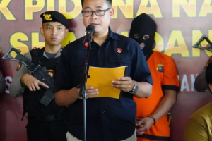 Direktur Reserse Narkoba Polda Babel, Kombes Pol Slamet Ady Purnomo, Senin (7/7/2025)