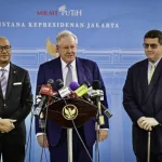Chairman & Editor-in-Chief Forbes Media, Steve Forbes, menyampaikan keterangan pers kepada awak media usai pertemuan dengan Presiden Prabowo di Istana Merdeka, Jakarta, pada Rabu, 23 Juli 2025. (Foto: BPMI Setpres) Read more: https://setkab.go.id/steve-forbes-kepemimpinan-presiden-prabowo-jadi-inspirasi-indonesia-siap-jadi-kekuatan-global/