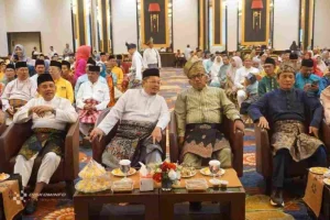 Wali Kota Tanjungpinang, Lis Darmansyah, menghadiri acara Pengukuhan dan Rapat Kerja Persatuan Masyarakat Riau (PMR) Kota Tanjungpinang periode 2025–2030