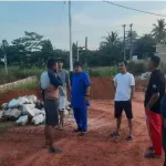 Warga Puspan Dari Protes Penimbunan Proyek Osela yang Diduga Tanpa Izin