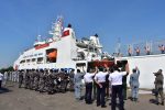 Badan Keamanan Laut (Bakamla) RI melaksanakan upacara pelepasan kepulangan kapal Vietnam Coast Guard (VCG) CSB 8001 yang telah melakukan kunjungan muhibah sejak Senin (25/8).