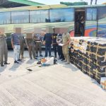 Bea Cukai Tegal dan Satpol PP Pemalang gagalkan pengiriman 672.000 batang rokok ilegal di Rest Area 319B Ampelgading, Selasa (29/7/2025).