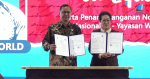 Arsip Nasional Republik Indonesia (ANRI) bersama Organisasi Wirawati Catur Panca (WCP) menandatangani Nota Kesepahaman (MoU) tentang pelestarian dan digitalisasi arsip pahlawan perempuan Indonesia. Rabu,27/08/2025.