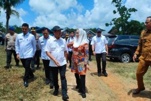 Menteri Kelautan dan Perikanan (KKP) RI, Sakti Wahyu Trenggono, melakukan kunjungan kerja ke Kabupaten Natuna, Selasa (26/8).