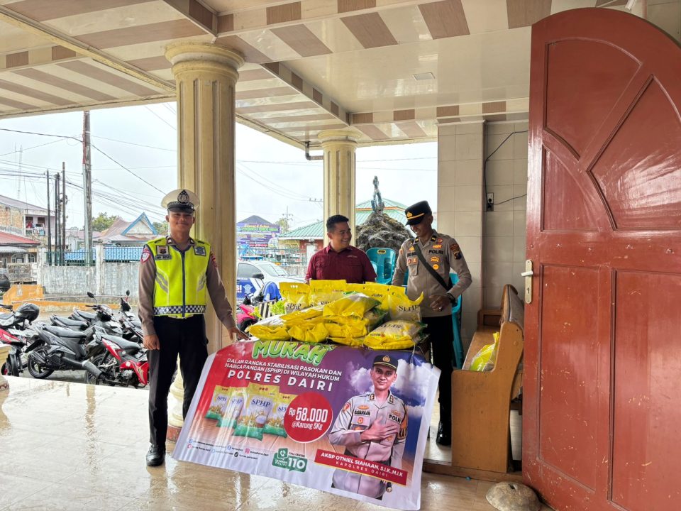 Gerakan Pangan Murah sebagai bentuk kepedulian terhadap kebutuhan masyarakat sekaligus menjaga stabilitas harga dan ketersediaan bahan pokok di wilayah hukumnya, Minggu (10/8/2025).