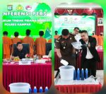 Kepolisian Resor (Polres) Kampar berhasil mengungkap 11 kasus peredaran narkotika sepanjang Agustus 2025. Dari serangkaian operasi tersebut, polisi menyita 1.247,56 gram atau lebih dari 1 kilogram sabu dan mengamankan 16 tersangka, terdiri dari 15 laki-laki dan satu perempuan.Selasa (26/8).