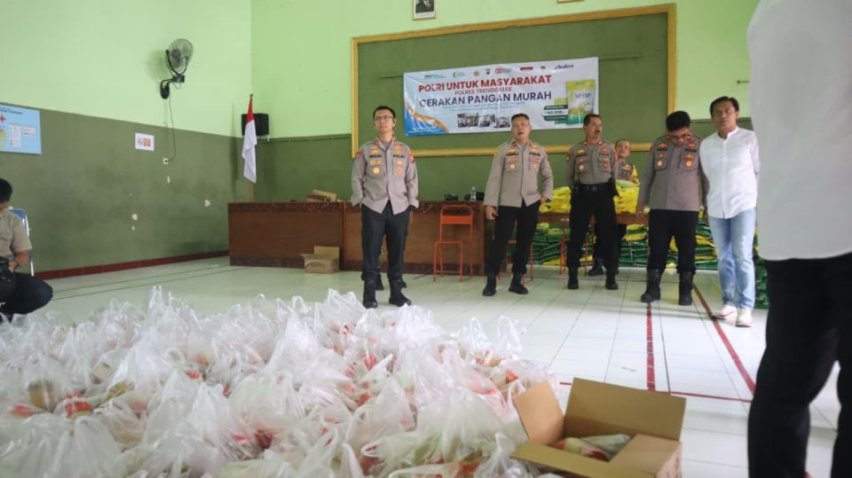 Kapolres Trenggalek AKBP Ridwan Mailiki, S.H., S.I.K., M.I.K., saat mengikuti kick off atau launching Program GPM Nasional
