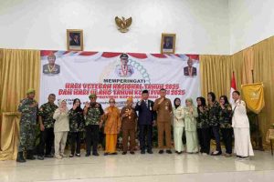 Sekretaris Daerah Kota Tanjungpinang, Zulhidayat, menghadiri peringatan Hari Veteran Nasional 2025 sekaligus HUT ke-61