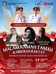 Acara akan digelar pada Minggu, 17 Agustus 2025, di Halaman Gedung Daerah Tanjungpinang, dalam bentuk Malam Ramah Tamah dan Hiburan Rakyat.