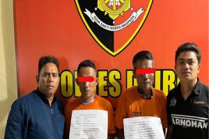 Satuan Reskrim Polres Dairi berhasil mengamankan dua tersangka kasus pemerkosaan yang terjadi di Dusun Sumbul Karo, Desa Palding Jaya, Kecamatan Tigalingga, Kabupaten Dairi. Kedua tersangka yakni NIT alias Natan (27) dan DB (46), ditangkap usai memperdaya serta memperkosa korban DE (36).Rabu (3/9/2025).