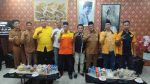 Wali Kota Tanjungpinang, Lis Darmansyah, menerima audiensi pengurus Barisan Muda Kosgoro 1957 Kota Tanjungpinang di ruang kerjanya, Selasa (2/9/2025).