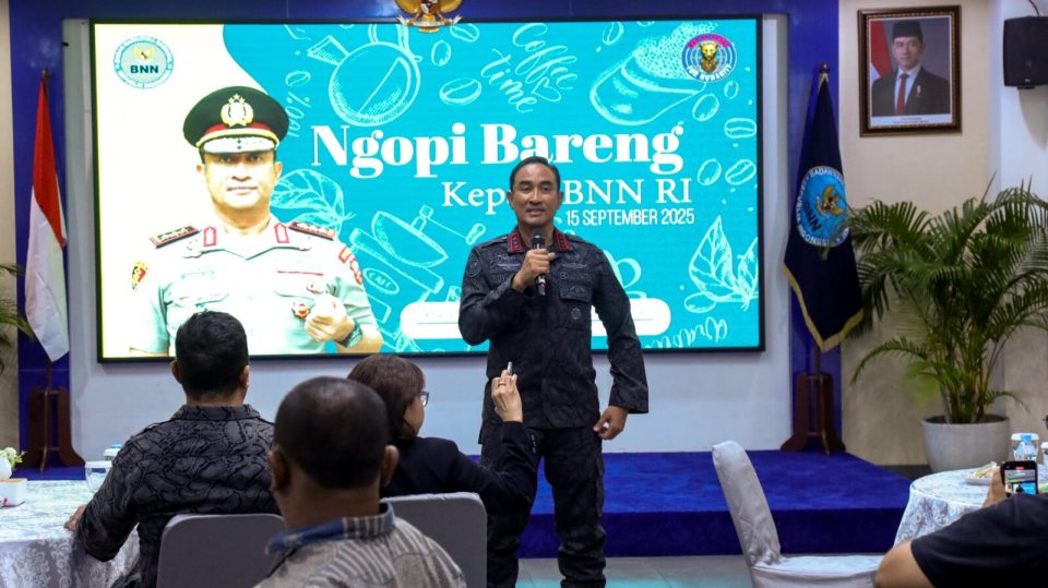 “Ngopi Bareng Kepala BNN RI” Bersama Insan Media