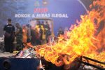 Musnahkan Rp7,51 Miliar Rokok dan MMEA Ilegal
