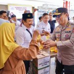 Polri kembali menggelar pasar murah di Desa Rembun, Kecamatan Dampit, Kabupaten Malang, Rabu (6/8/2025).