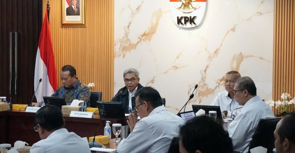 KPK RI bersama BPK RI menggelar entry meeting pemeriksaan kinerja atas efektivitas strategi pencegahan korupsi