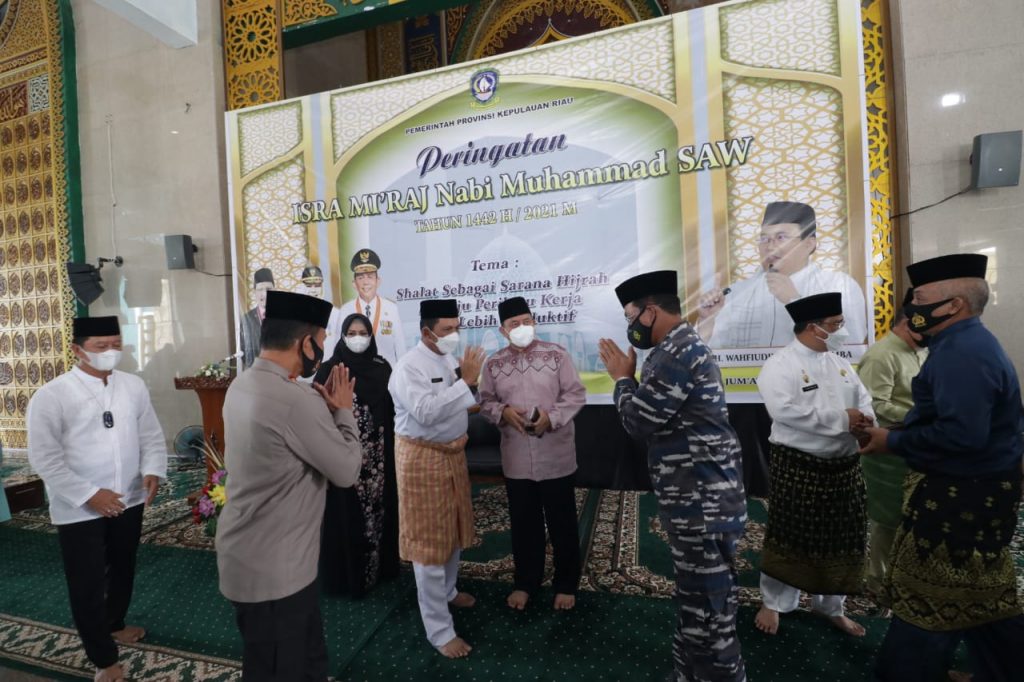 Kapolda Hadiri Isra Miraj Muhammad S.A.W Tingkat Provinsi Kepri