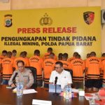 Praktik tambang emas ilegal di Distrik Masni, Kabupaten Manokwari, Papua Barat, berhasil diungkap Direktorat Reserse Kriminal Khusus (Ditreskrimsus) Polda Papua Barat