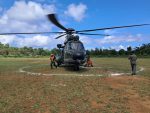 Helikopter Caracal Bawa Tim Medis ke Luwuk Banggai
